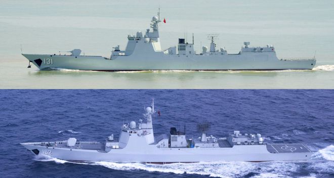 Max版正式亮相中国海军下一代驱逐舰何时亮相？马竞合作伙伴央视首次公开！052D型Pro(图19)